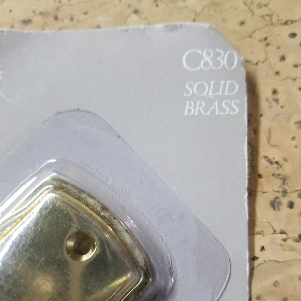 BROAN RC830 SOLID BRASS CHIME BUTTON RECESSED MOUNT-LIGHTED