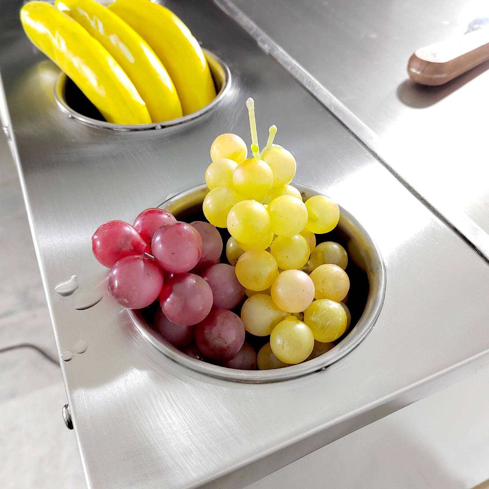 USA Kolice Countertop fry ice cream machine 18''x18'' square pan with 3 tanks