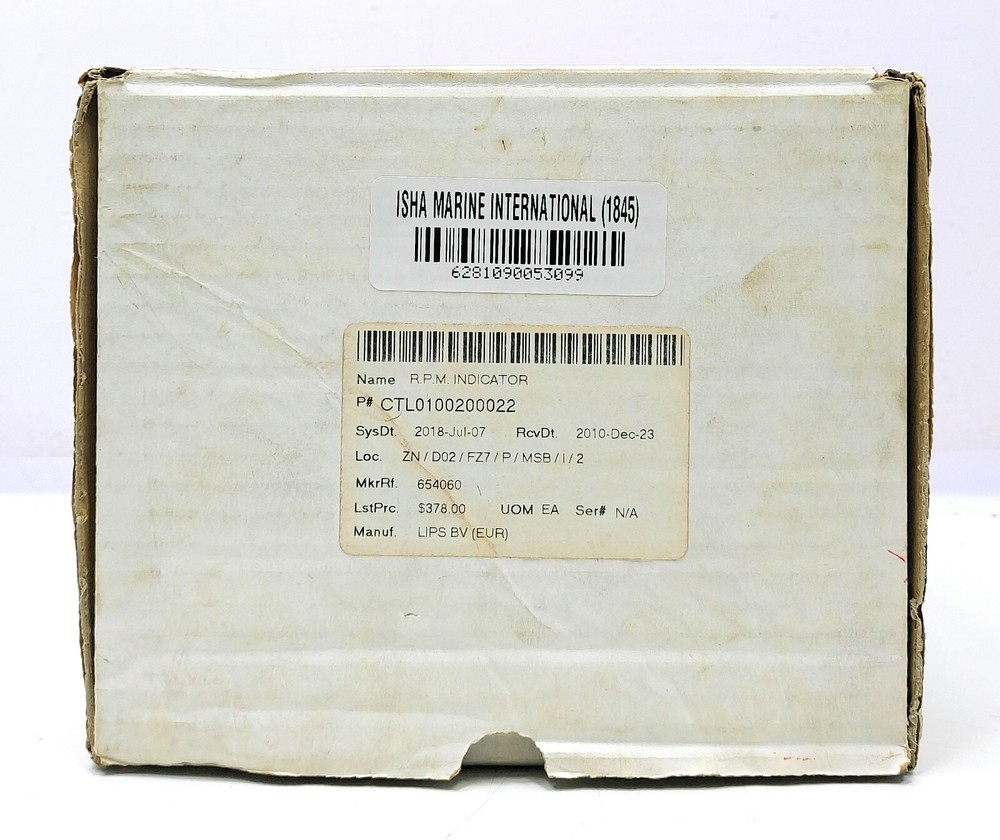 LIPS BV CTL0100200022 Propeller RPM Indicator