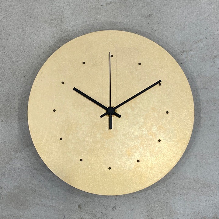Brass Round Wall Clock