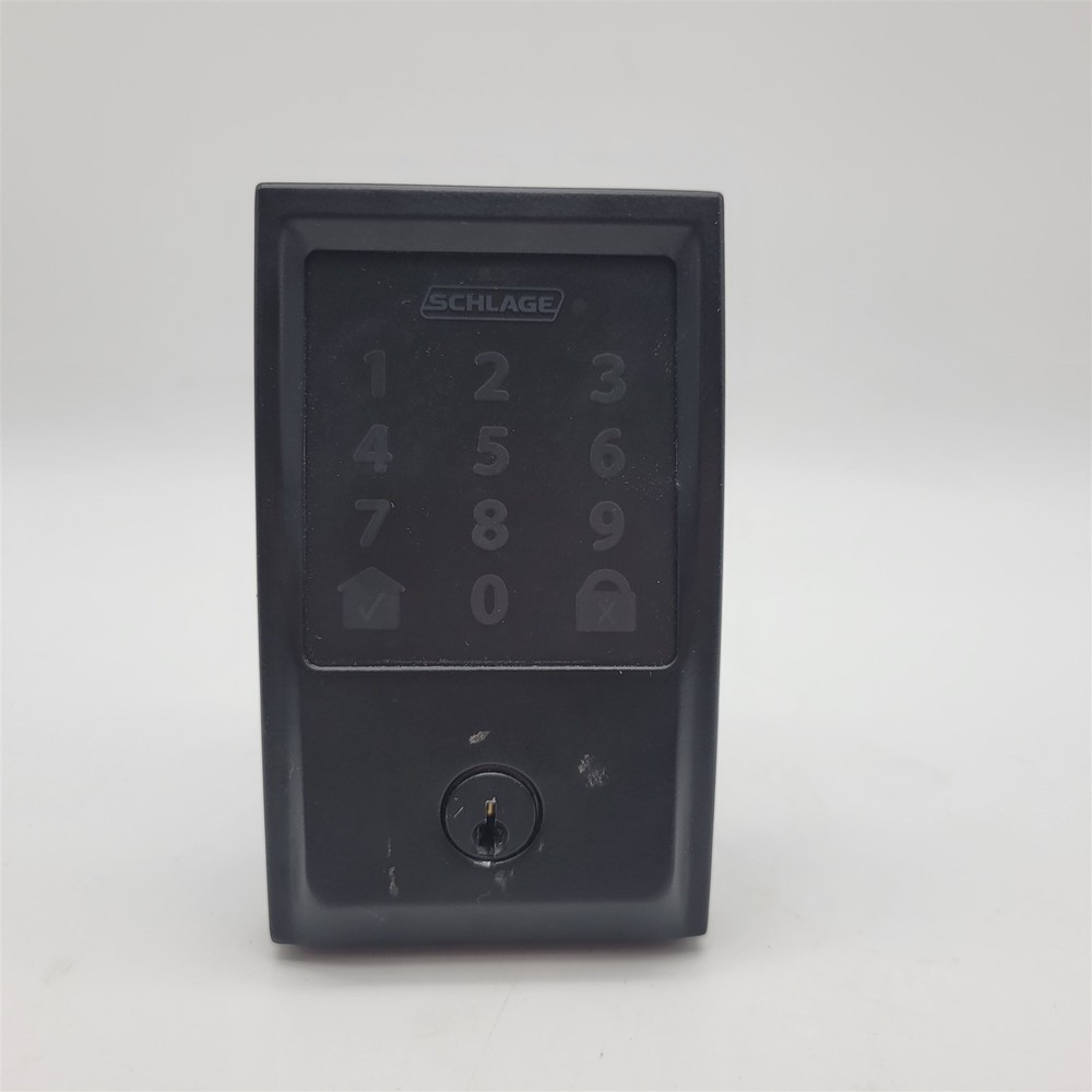 Schlage Encode Smart WiFi Deadbolt - Keyless Entry - Matte Black *NO KYES*