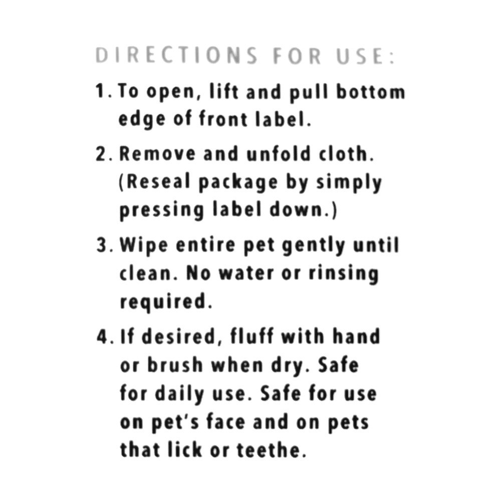 Vanilla Coconut Scented Deodorizing Wipes for Cats and Kittens 3 Pack 20 Count