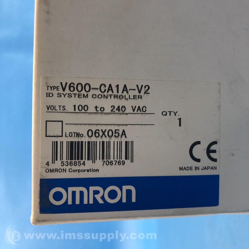 Omron V600-CA1A-V2 ID System Controller, 100-240 VAC FNOB