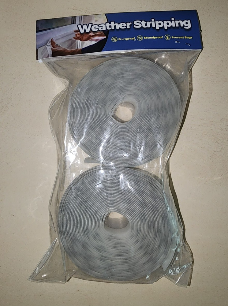 ***Holikme Weather Stripping 2 Pack, New***