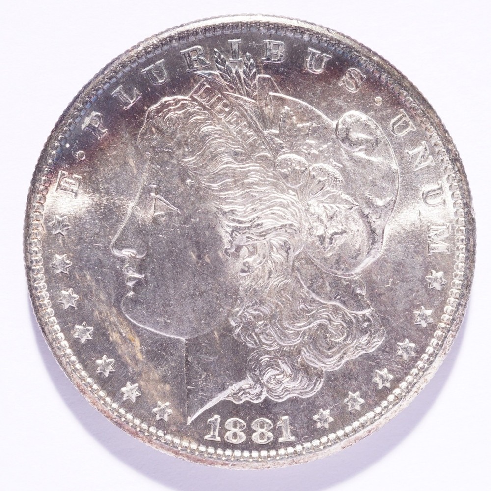 1881-S Morgan Silver Dollar Unc