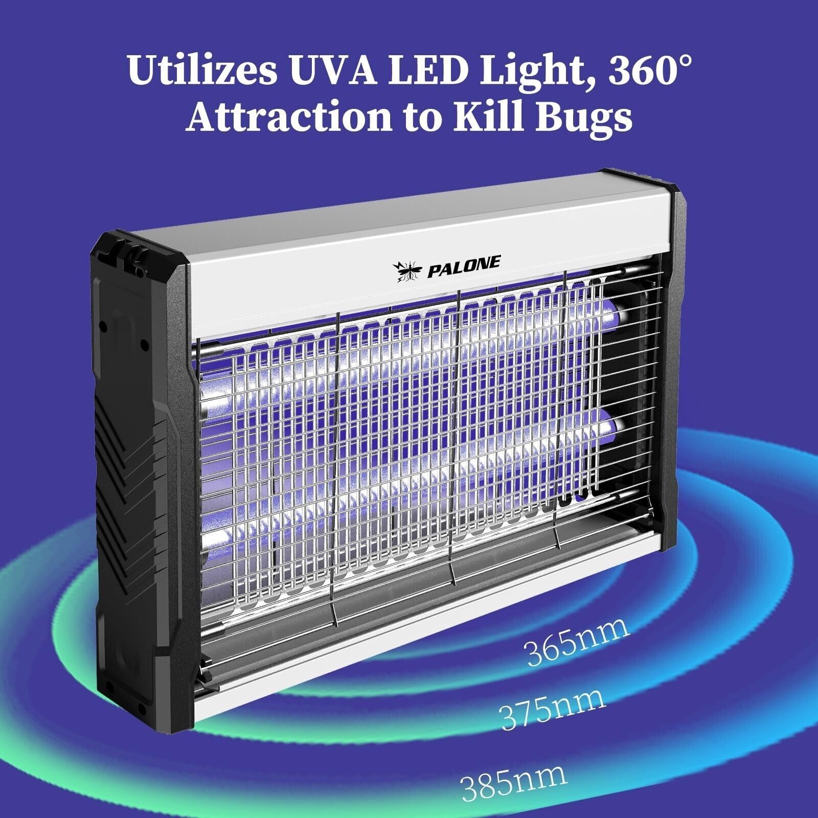 Bug Zapper 3200V Electronic Mosquito Zapper for Outdoor and Indoor Waterproof T