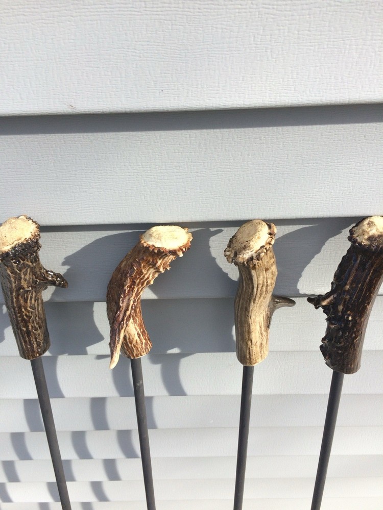 Deer Antler Fire Poker
