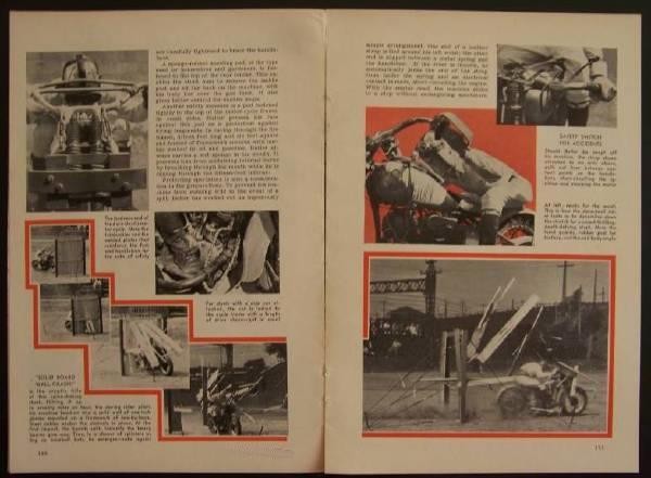 Motorcycle Daredevil Ken Butler 1939 Suicide Legion original vintage pictorial