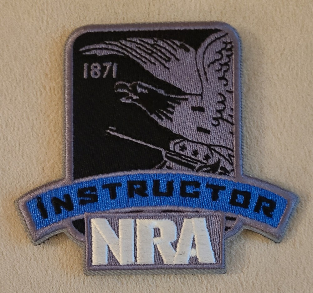 NRA Instructor And Range Safety Officer Patch (RSO) Combo