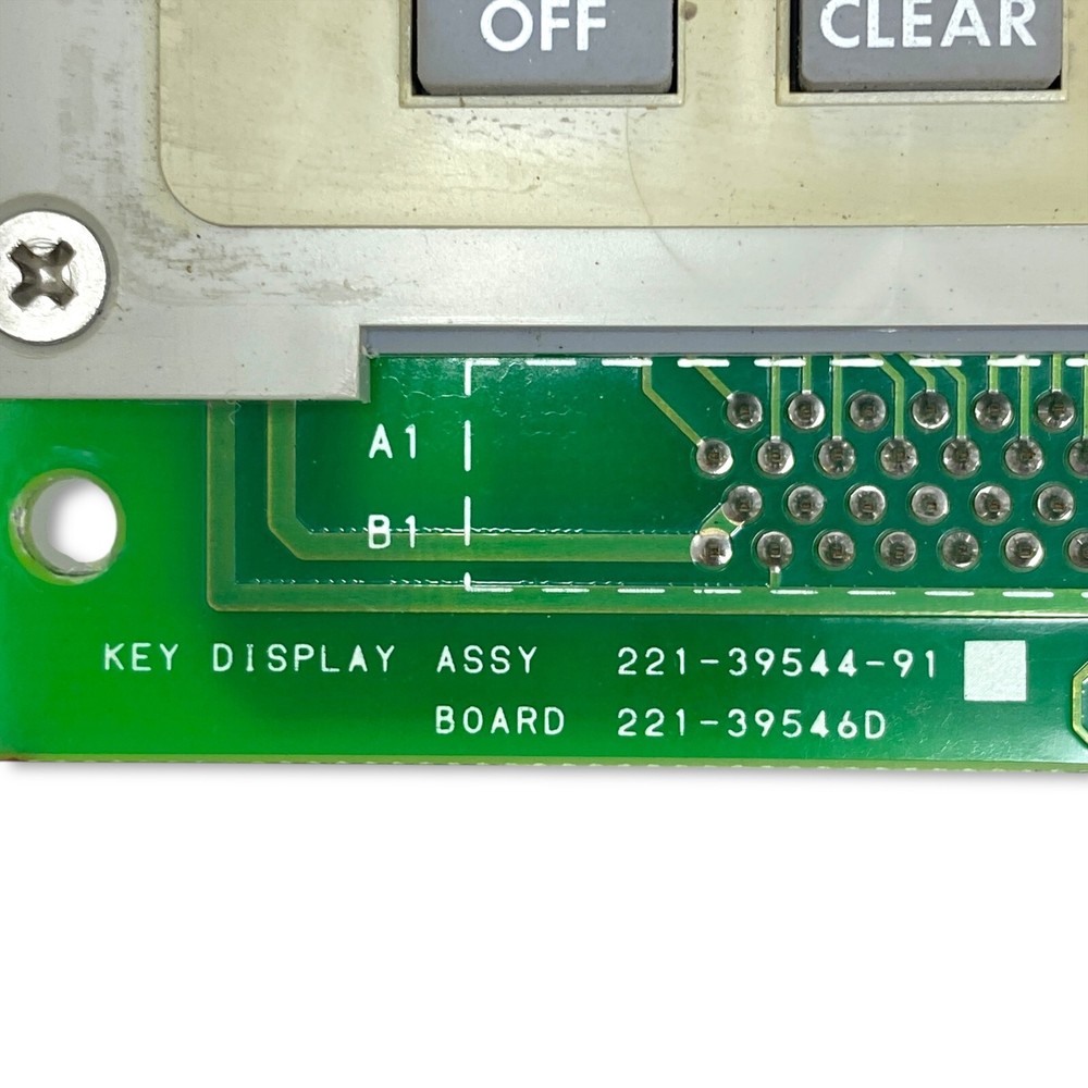 Shimadzu GC-17A Gas Chromatograph Front Panel Display Keypad Keyboard Controller