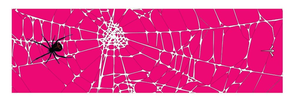 White Water Archery Black Widow Spider Web Pink Stabilizer Wrap Protection