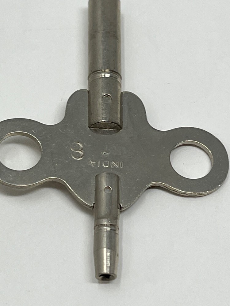 NOS India Double End Clock Key Sizes 8 & 000