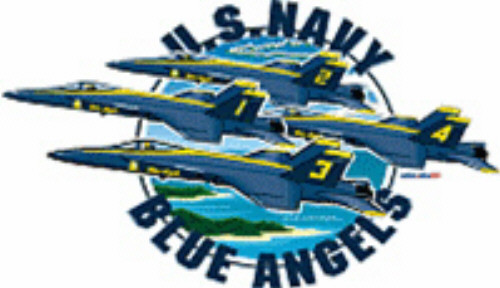 ADDRESS LABELS Blue Angels  02