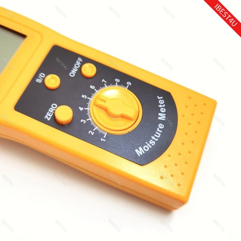Textile Moisture Meter Tester for Cotton Clothes Yarn Wool Material Analyzer