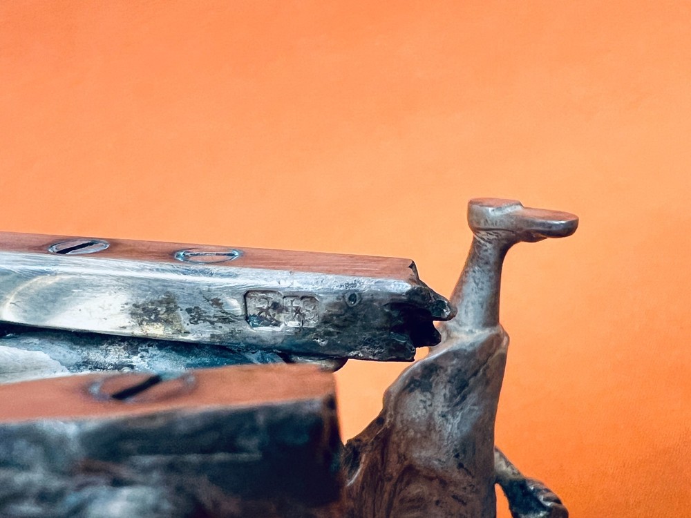 Russian 84 Silver Inkwell