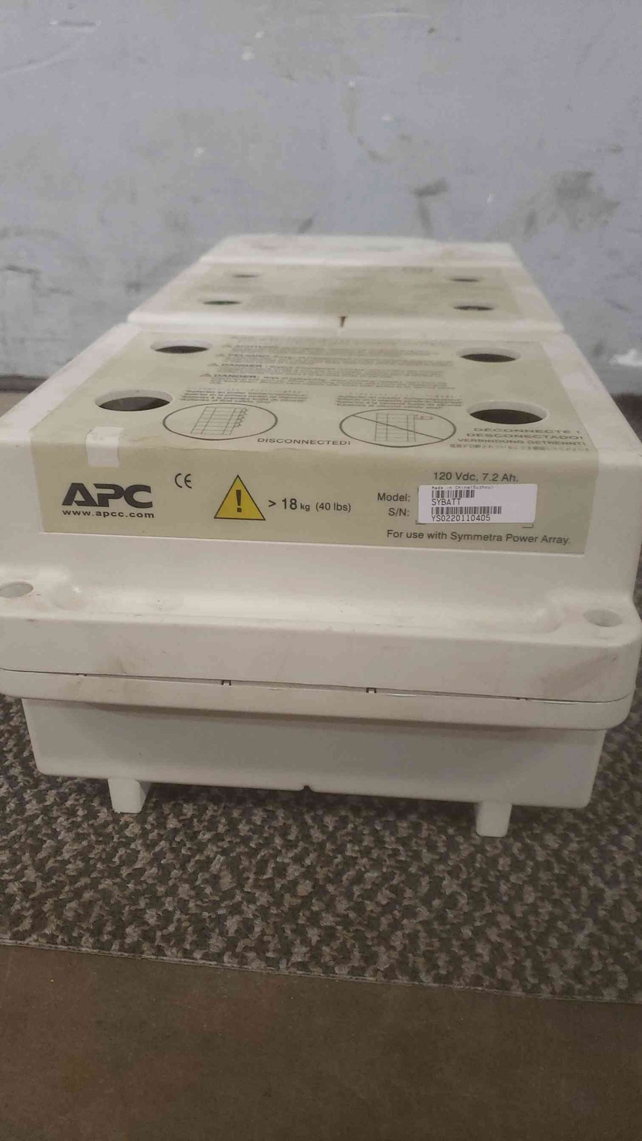 APC Symmetra Battery Module SYBATT Chassis only No Batteries (SKU:110810)
