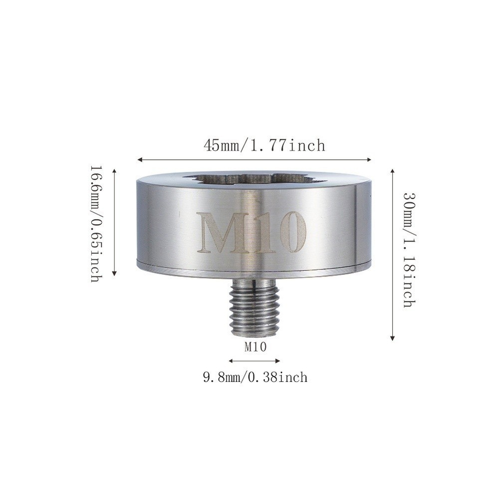 2PCS M10 Thread Adapter for Grinder X Lock Compatible Replacement Cutting Blade