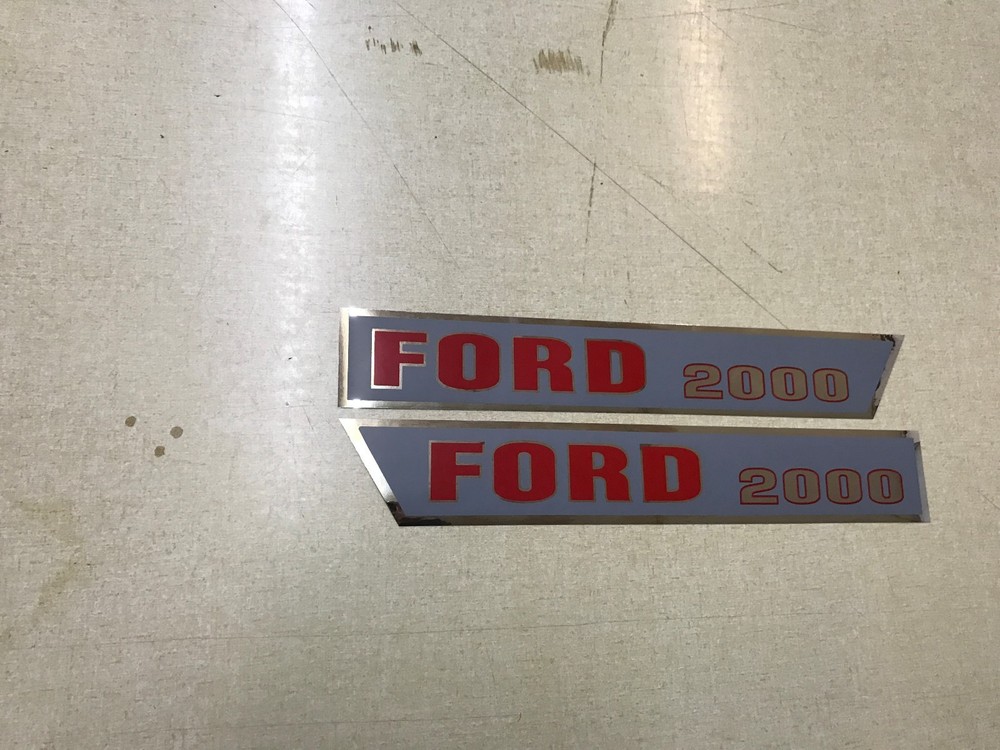 Ford 2000 Hood Decals 64-68 Model