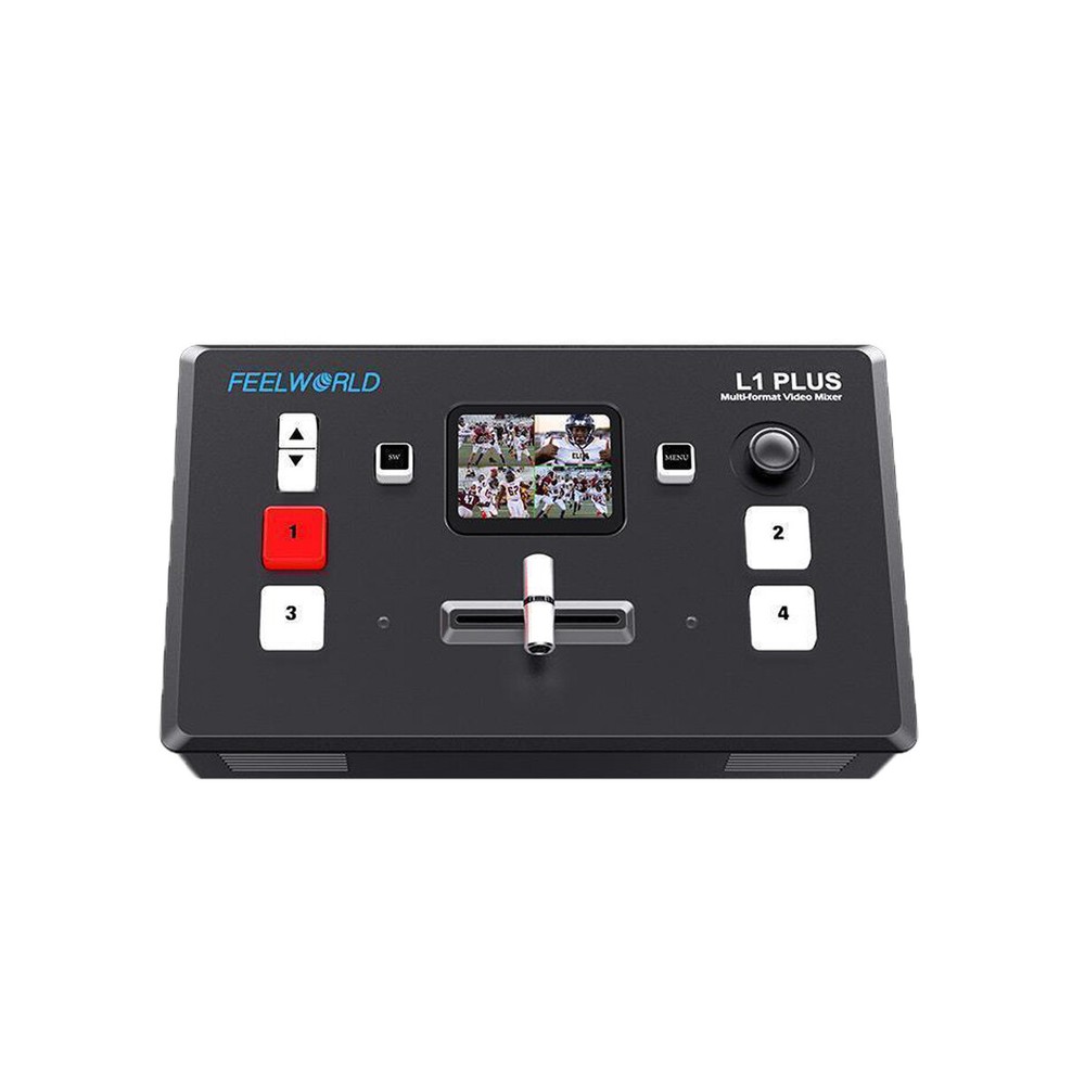 FEELWORLD L1 PLUS Multi-camera Video Mixer Switcher TouchScreen USB2.0 Recording