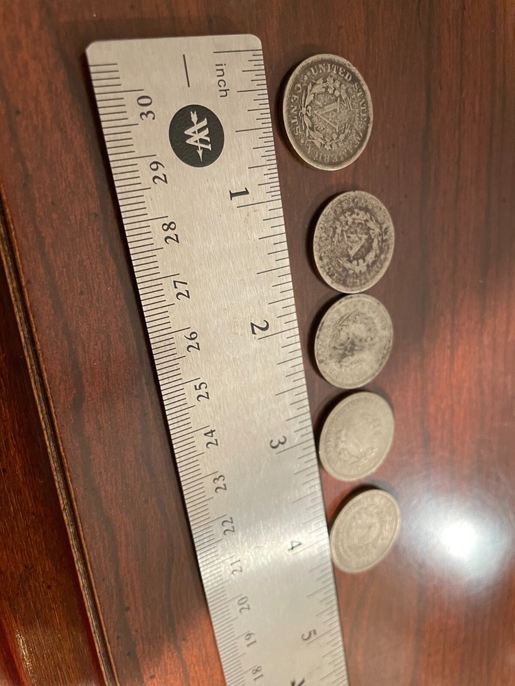 US 1902-10 5¢ 5pcs