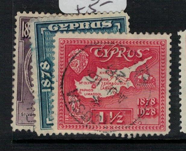 Cyprus SG 123-5 VFU (3ebj)