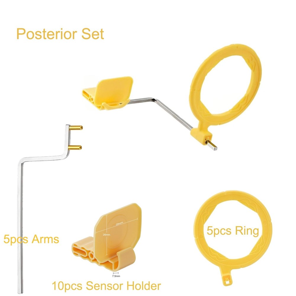 Dental Sensor Holder Posterior X-Ray Positioning 10pcs holder,5pcs arm,5pcs ring