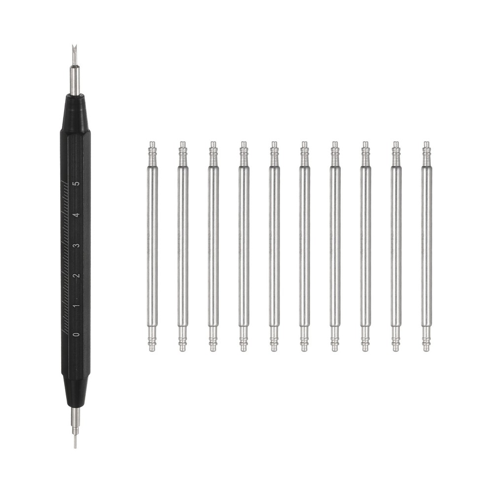 10pcs Quick Release Spring Bar 22mm Width 1.5mm Watch Pins with Removal Tool