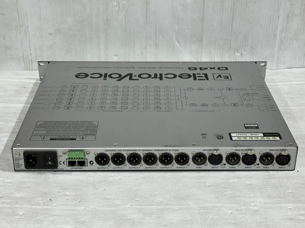 Electro Voice DX46 FlR-Drive System Processor#7253 (One)THS