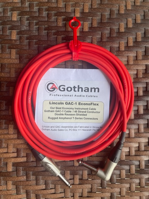 LINCOLN Econoflex Instrument Cable Assemblies 10 FT  RED