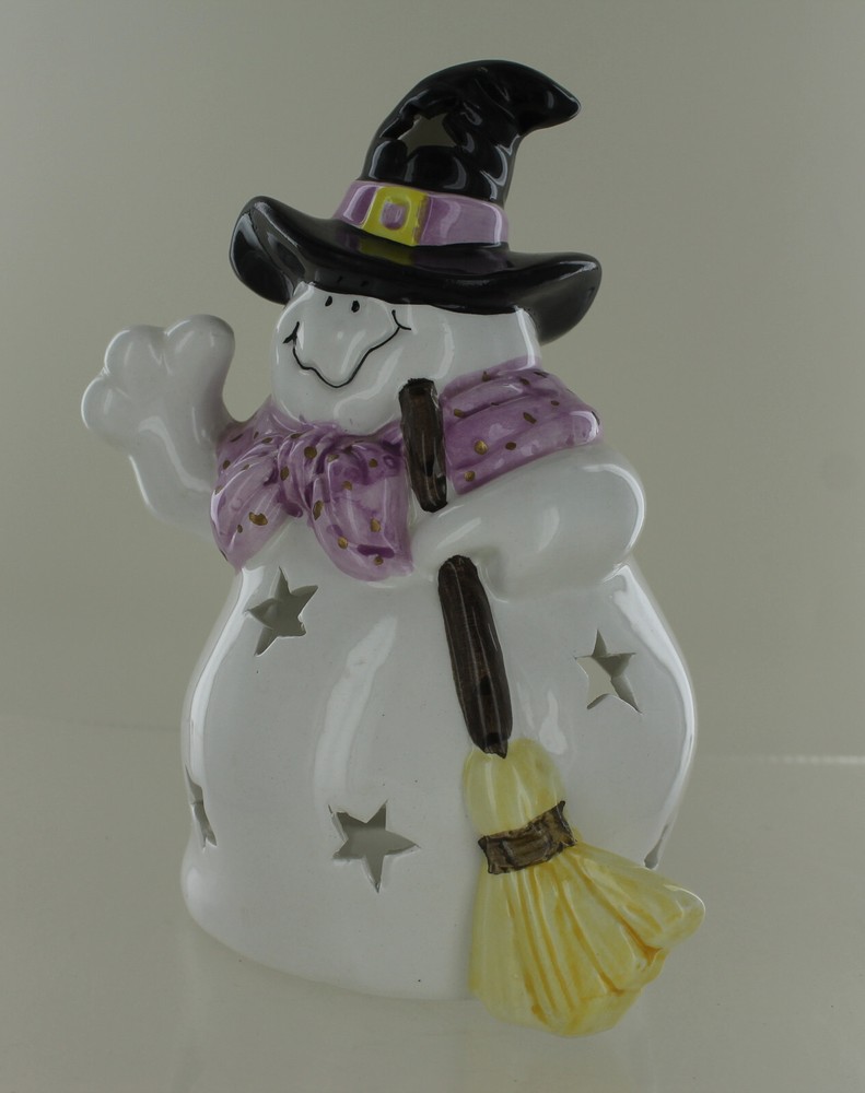 Ghost Witch Tealight Candle Holder