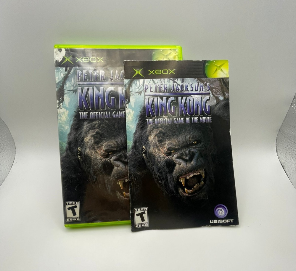 Peter Jackson's King Kong Microsoft Xbox Replacement Manual / Case (No Disc)