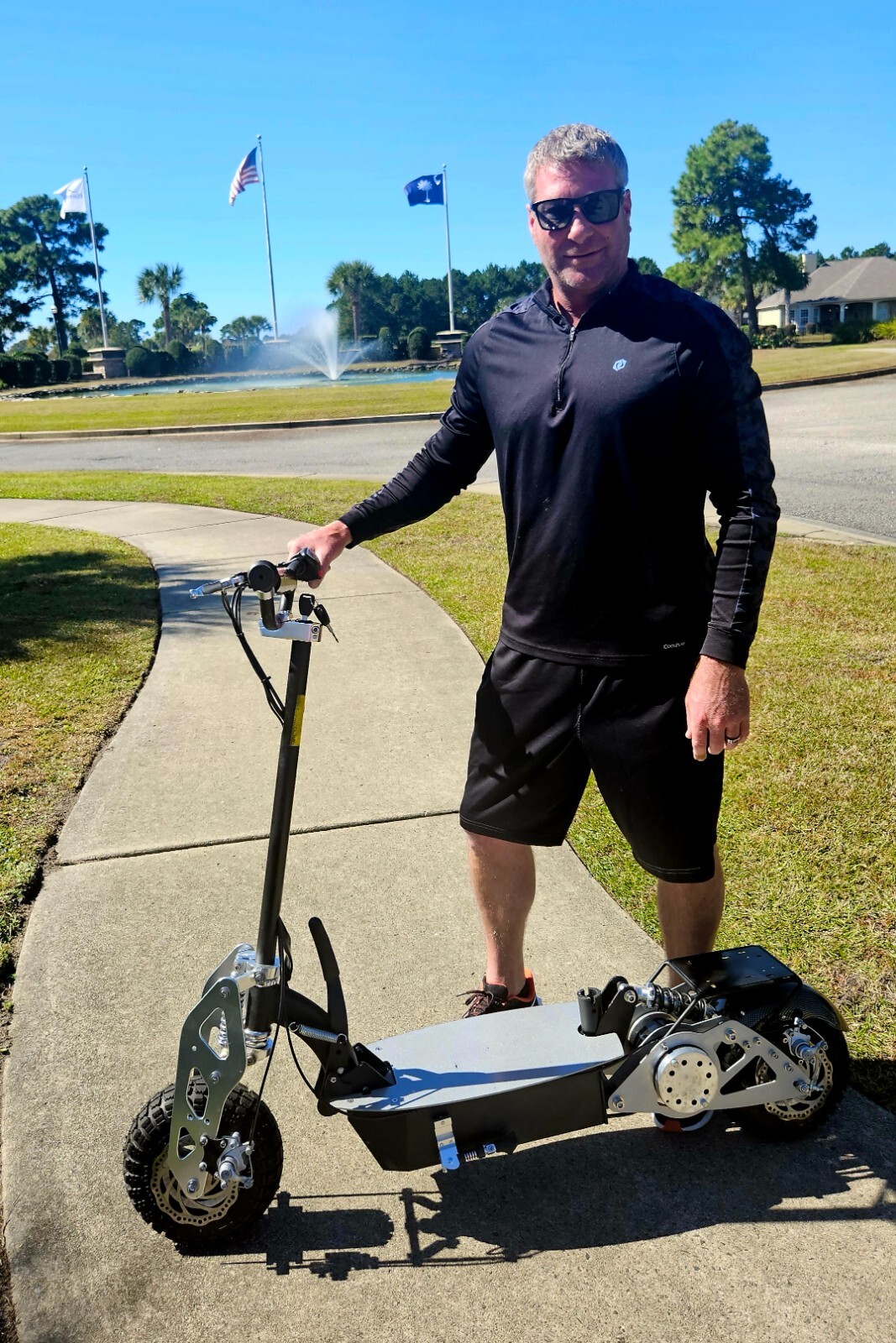 New 2025 BLAZE 1200watt Lithium Chrome Electric Adult Scooter 32mph HIGH QUALITY