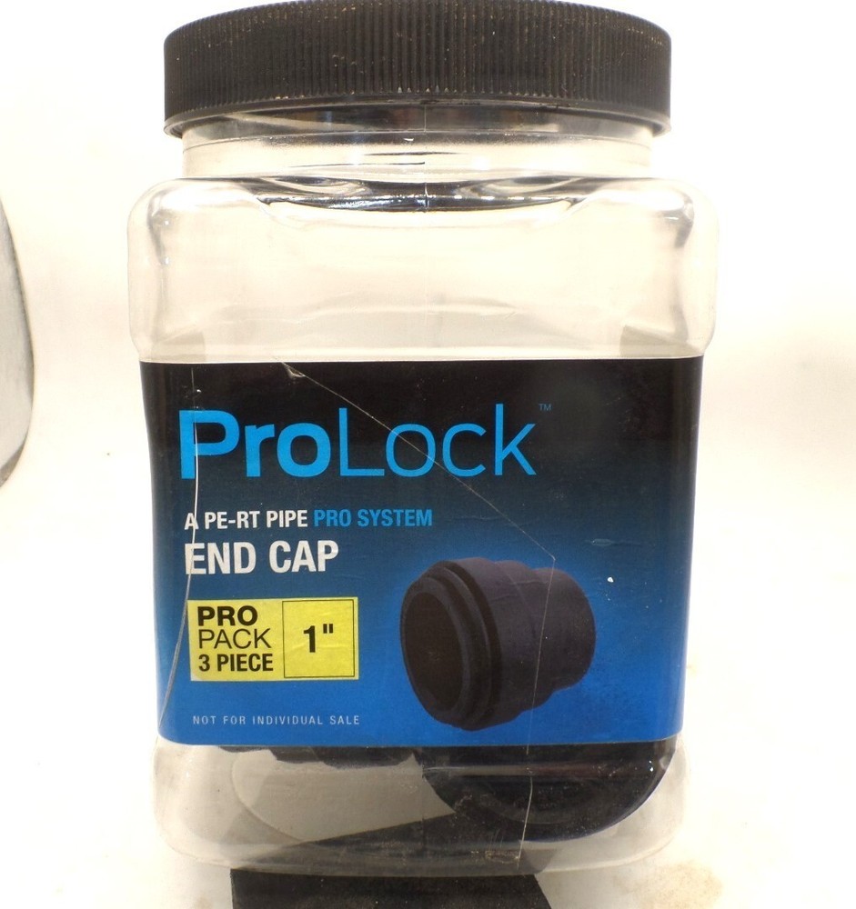 SHARKBITE PL028J3 PROLOCK PE-RT-PEX-COPPER END CAP1" PRO 3-PACK