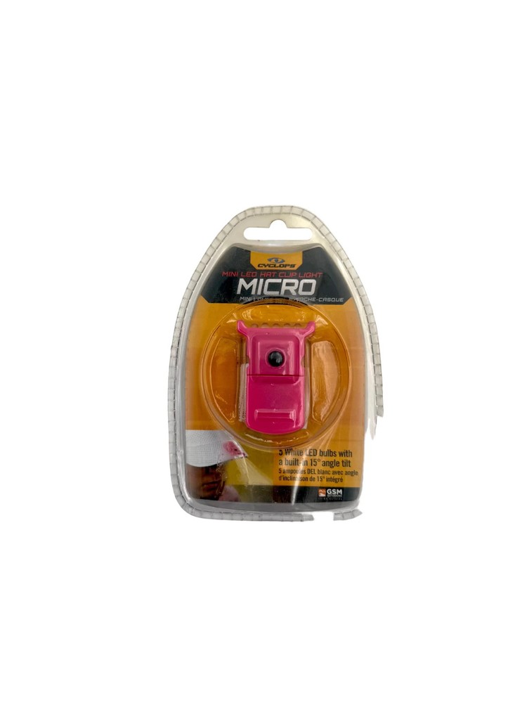 Cyclops Mini LED Hat Clip Light Micro - Pink