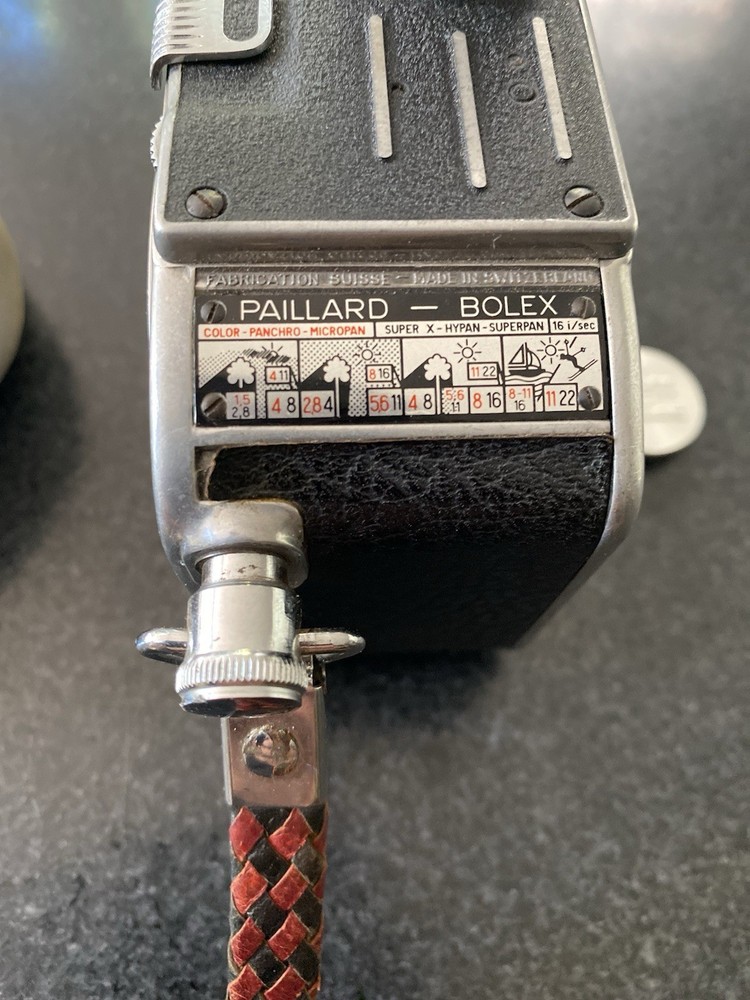 Paillard Bolex E8 Film Camera With Case. Working