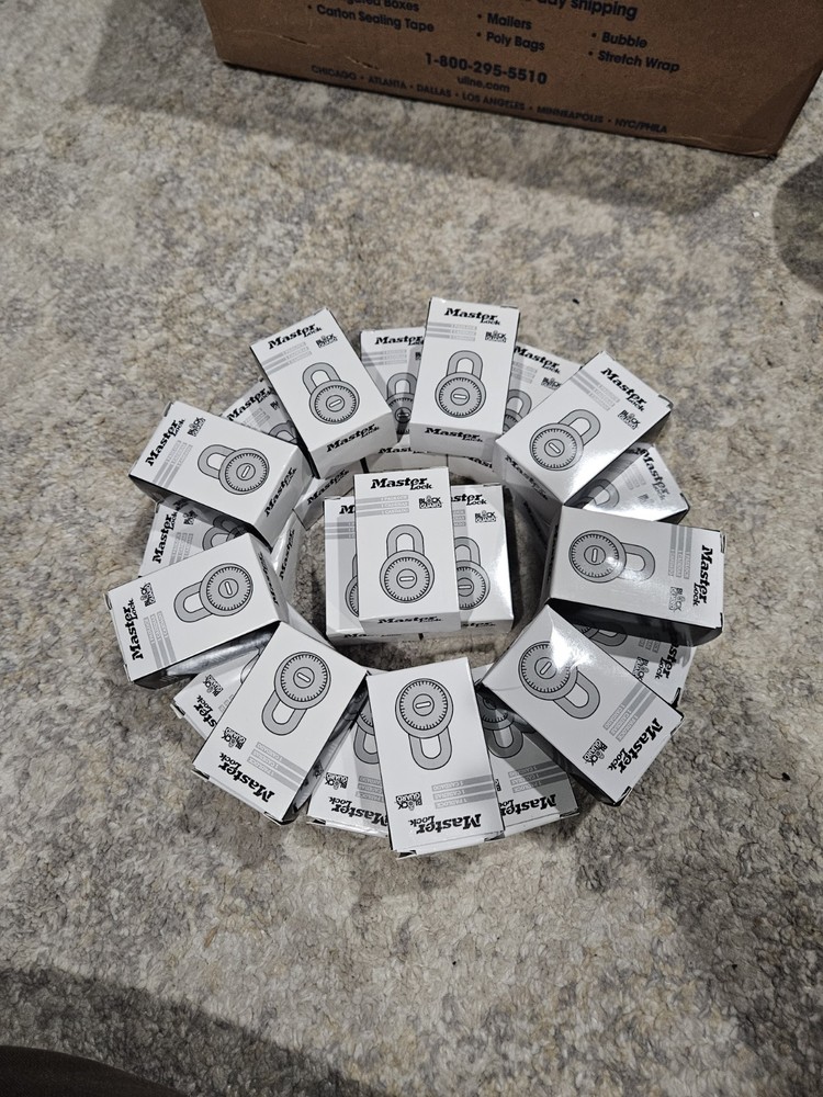 Master Lock 1525 Combination Padlocks With Combination Codes TESTED