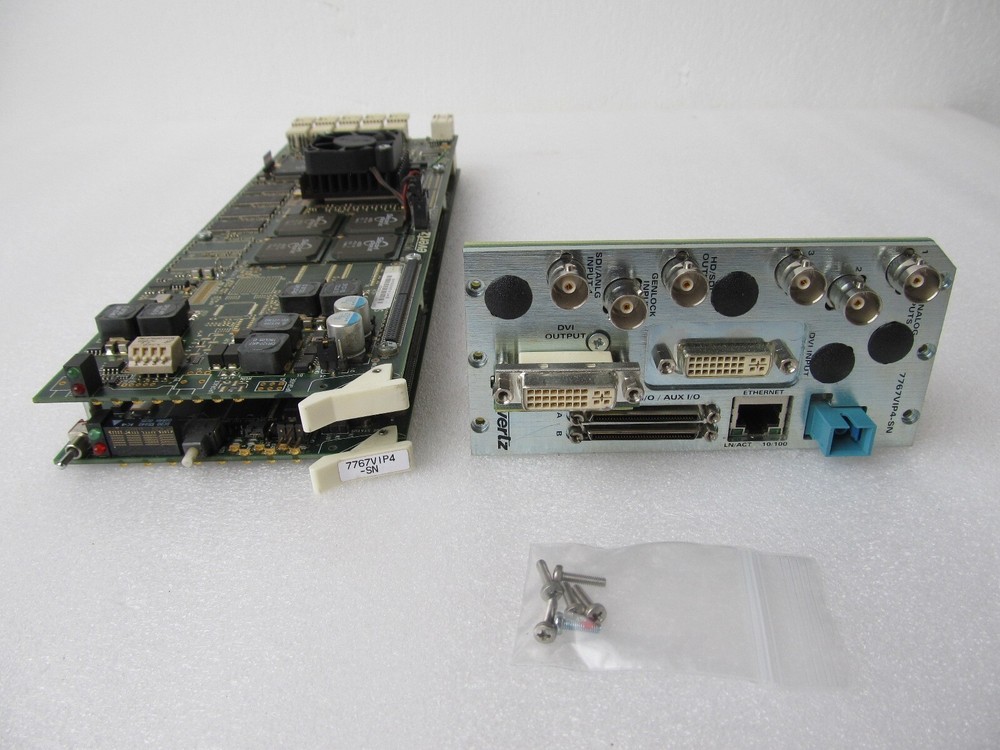 Evertz 7767VIP4-SN Multiviewer 4 inputs SD/NTSC/PAL inputs with embedded audio