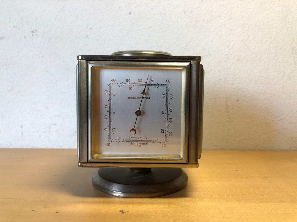 Used - Pendulette Imhof Table Clock Ref. 560/802 - Rare Vintage Table Clock