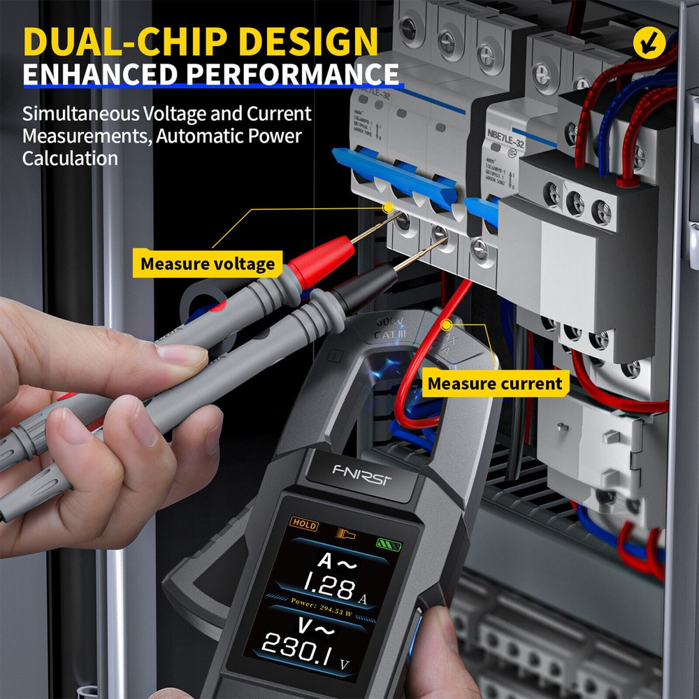 DMC-100 Digital Multimete Current Clamp Meter Amperimetric Clamp Tester ToolbKDR