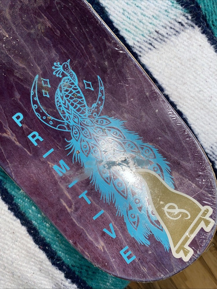 Primitive Brian Peacock 🦚 ‘Peacock’ 🦚 Rare Subscription Skateboard Deck 8.0”