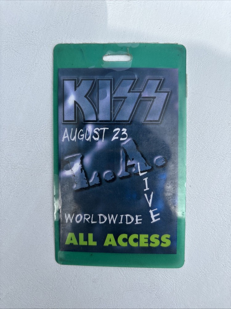 KISS ALL ACCESS PASS LOS ANGELES LA LIVE