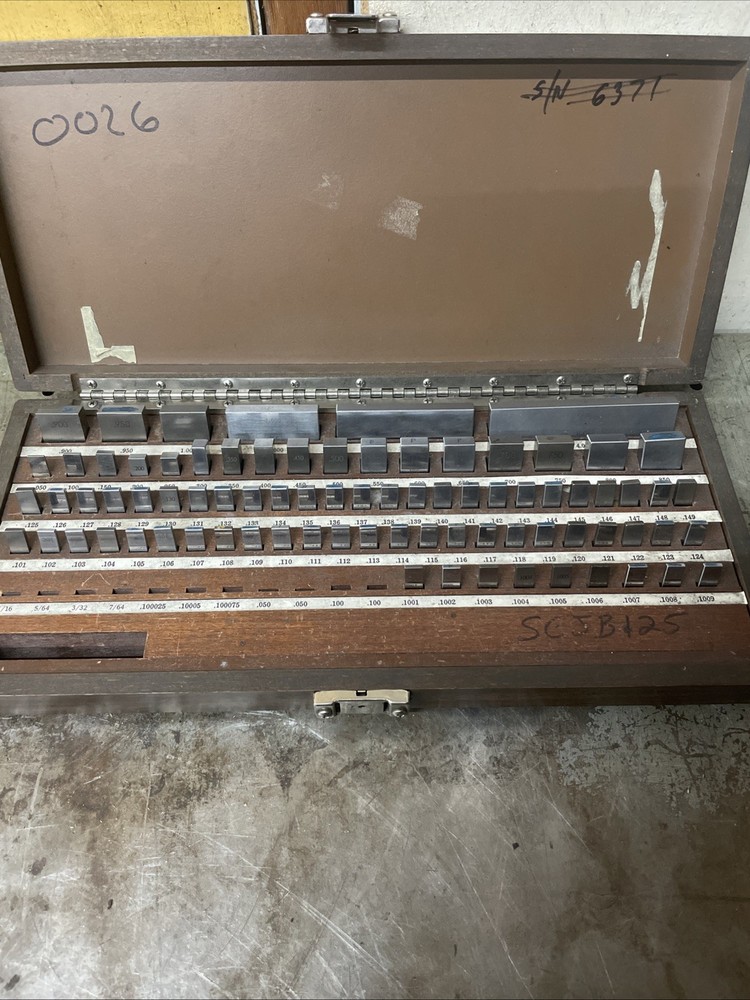 ICC 81 Pc Rectangular Gage Block Set .050-4”