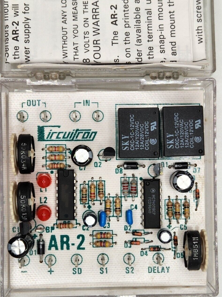 CIRCUITRON 800-5401, AR-2 Automatic Reverse Circuit, NEW