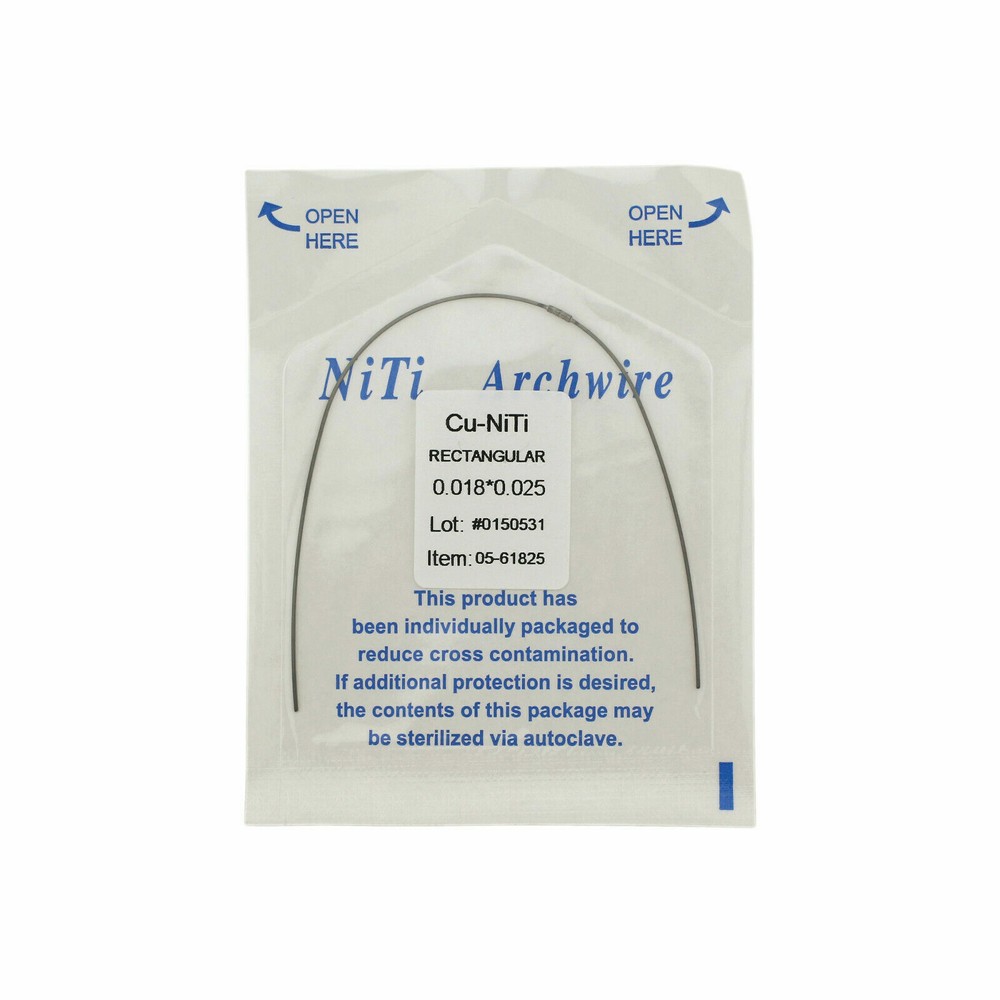 Dental Orthodontic Cu-Niti Arch Wires With Stops Round/Rectangular Ormco DAMON