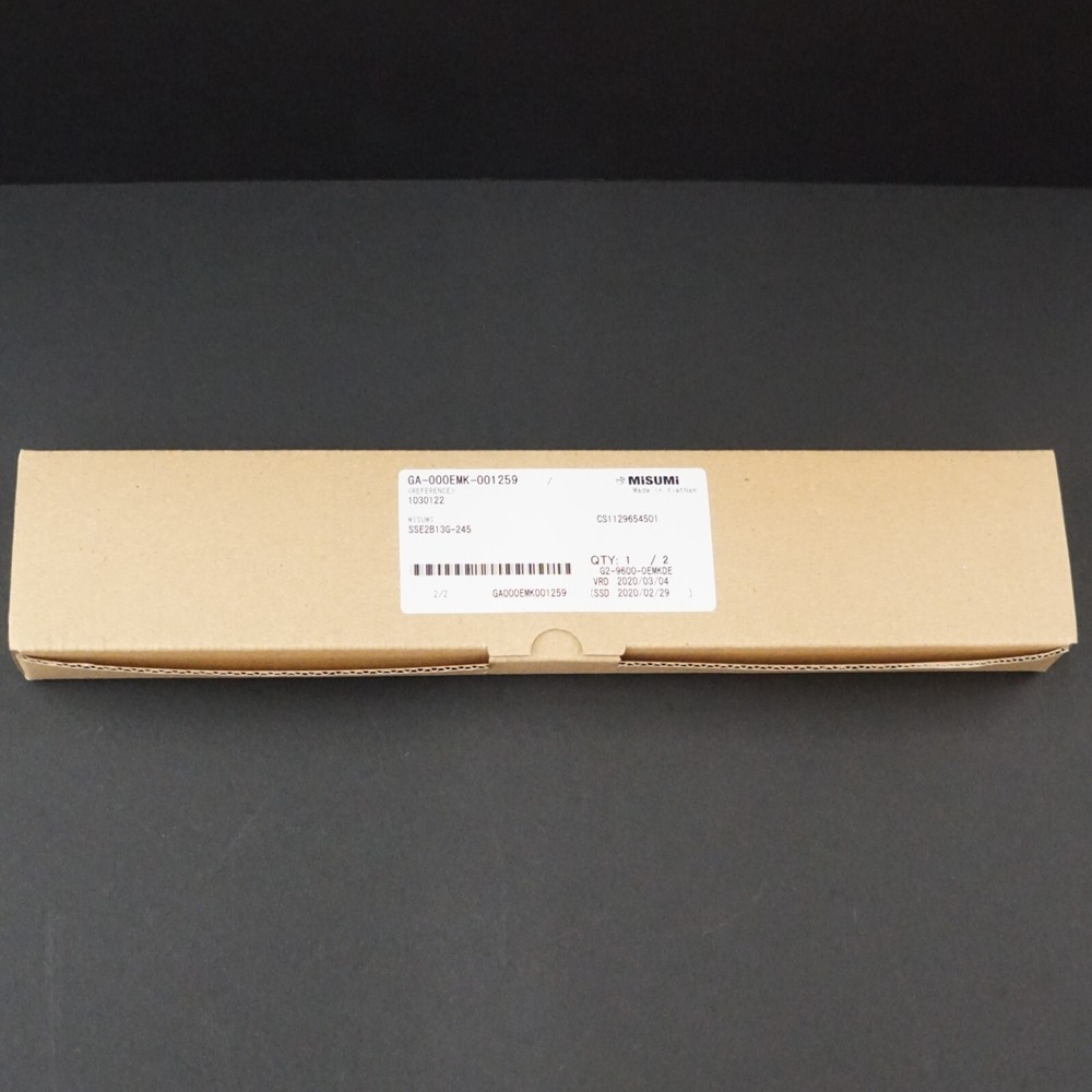 MISUMI SSE2B13G-245 Linear Block & Rail Assembly