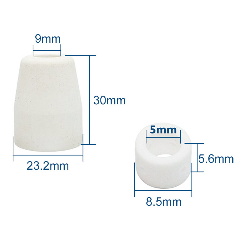 40pcs PT31 LG40 Air Plasma Cutting Tips Extended Consumables Fit CUT-40 CUT-50