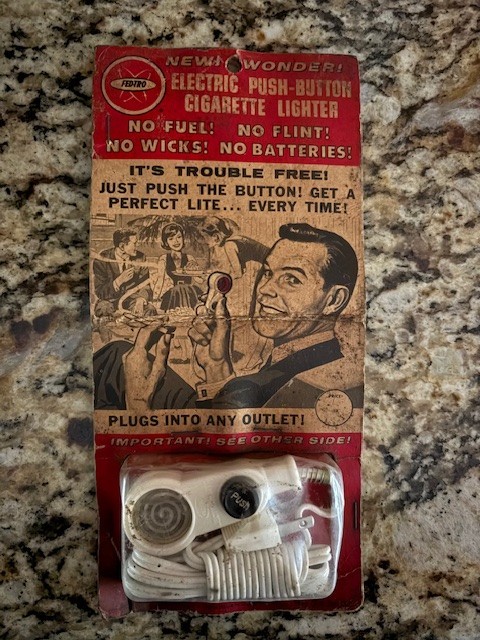 1964 Fedtro 12V Push Button Extension Cigarette Lighter