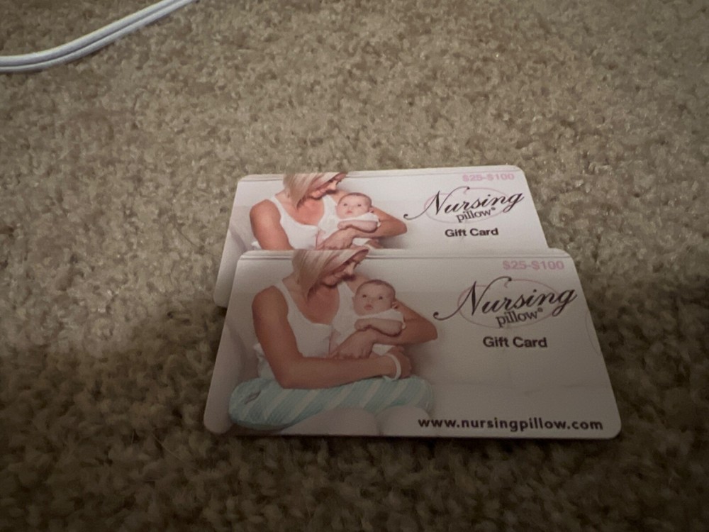 nursing pillow gift card