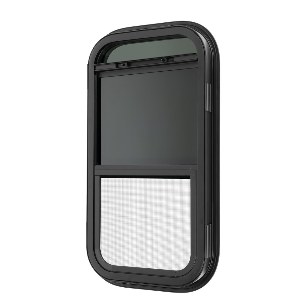RV Window Vertical Camper with Trim Kit Sliding with Screen