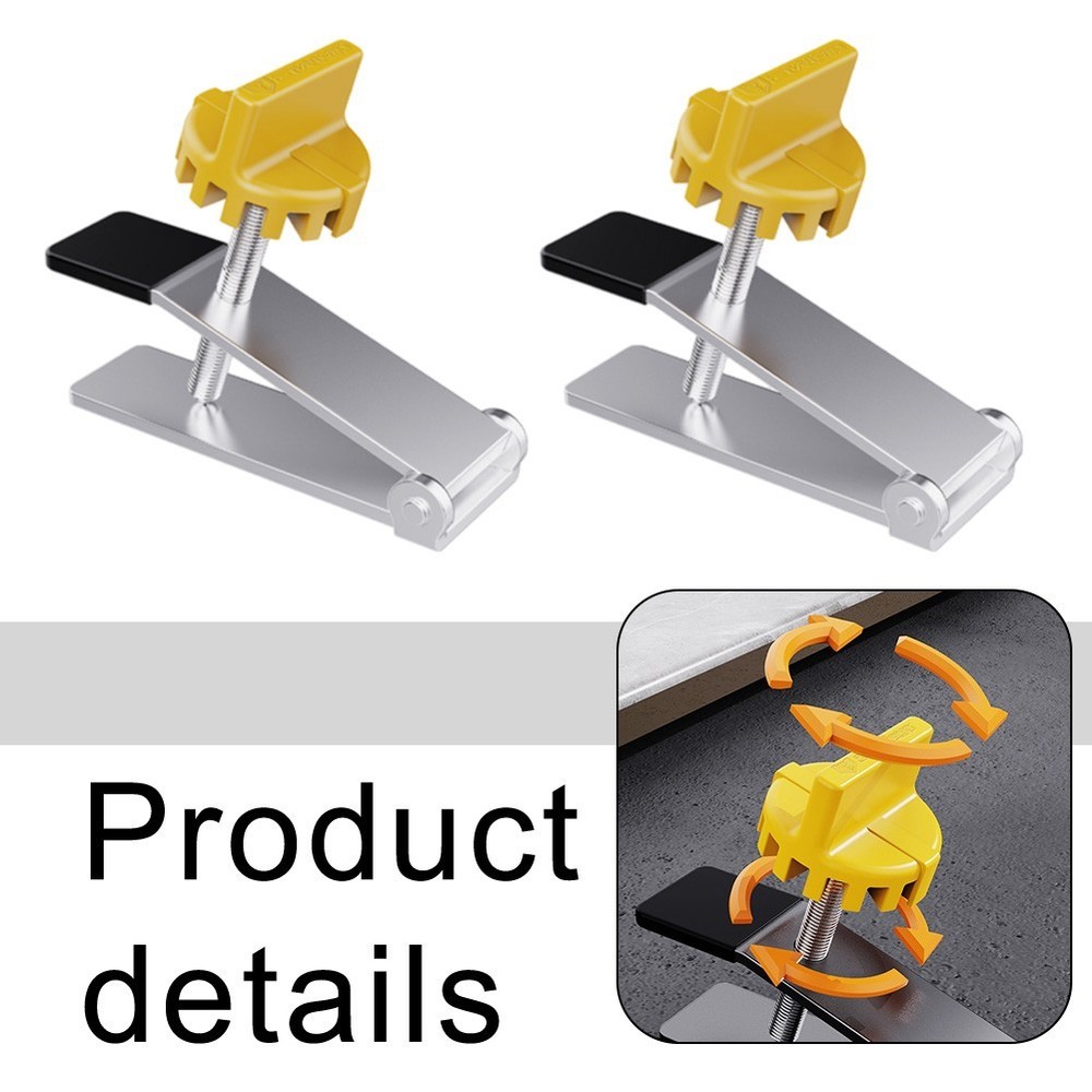 Wall Tile Locator with Adjustable Height for Easy Installation 2pcs Set
